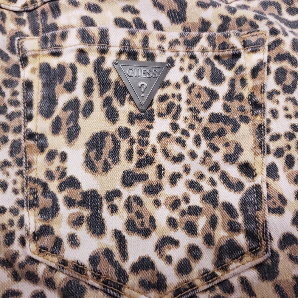 Guess Jeans Size 27 Britteny Skinny Leopard Print - Picture 5 of 8